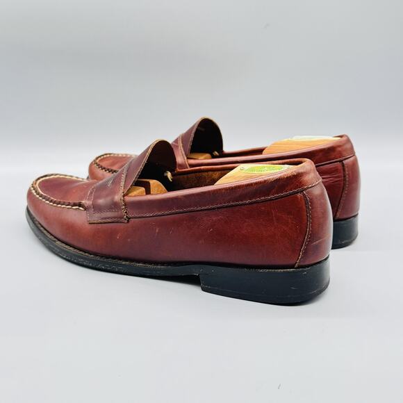 GH Bass & Co Shoes Mens 10.5 EE Brown Leather Weejuns Penny Loafers Casual main image 6